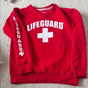 Red Lifeguard Sweatshirt